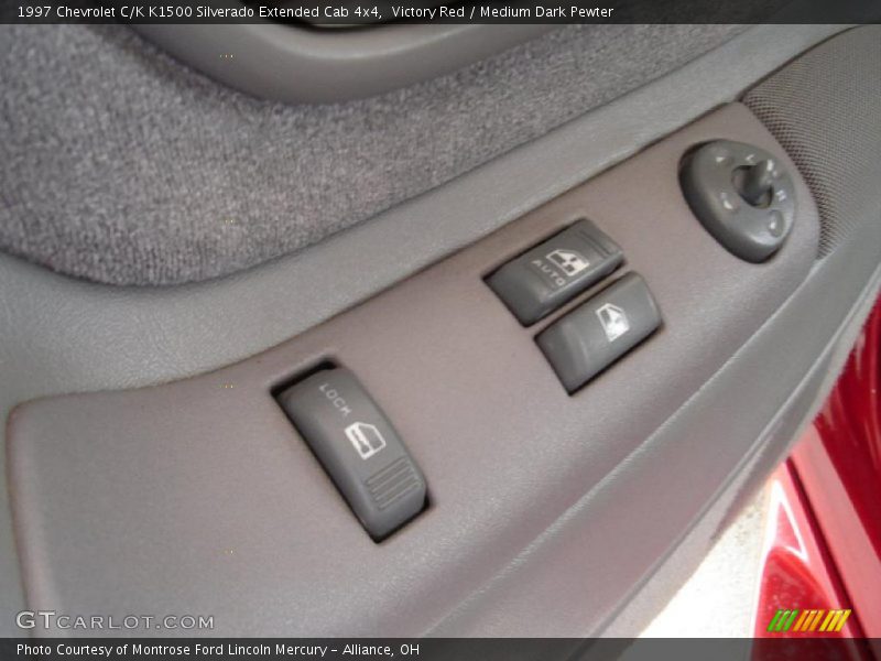 Victory Red / Medium Dark Pewter 1997 Chevrolet C/K K1500 Silverado Extended Cab 4x4
