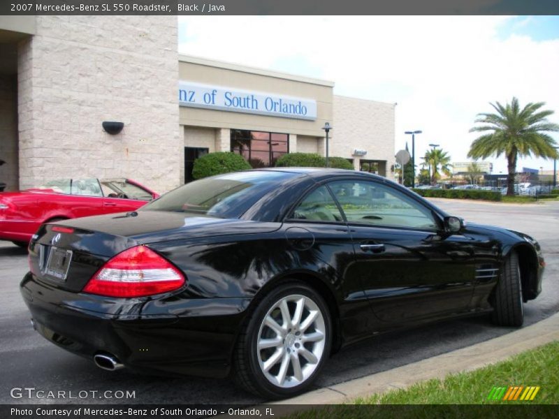 Black / Java 2007 Mercedes-Benz SL 550 Roadster