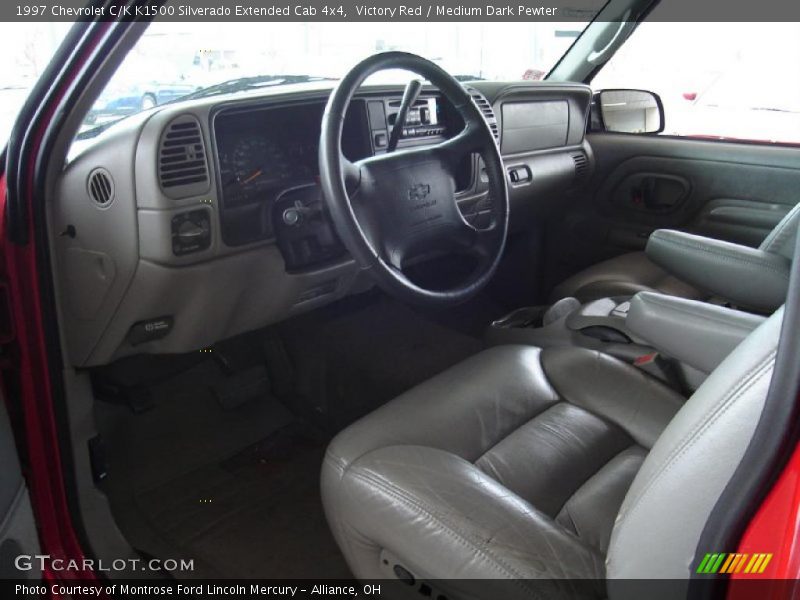 Victory Red / Medium Dark Pewter 1997 Chevrolet C/K K1500 Silverado Extended Cab 4x4