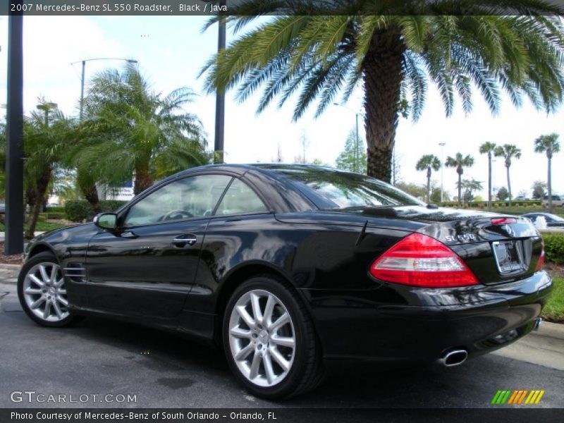 Black / Java 2007 Mercedes-Benz SL 550 Roadster