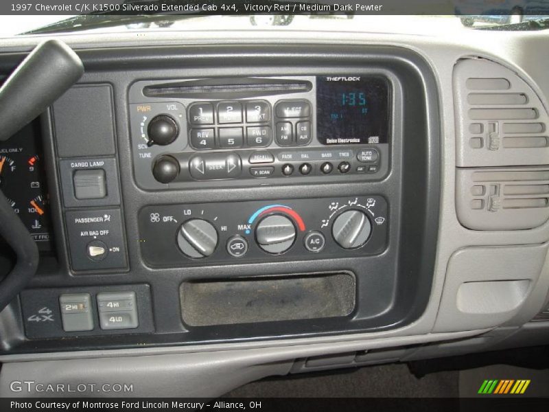 Victory Red / Medium Dark Pewter 1997 Chevrolet C/K K1500 Silverado Extended Cab 4x4