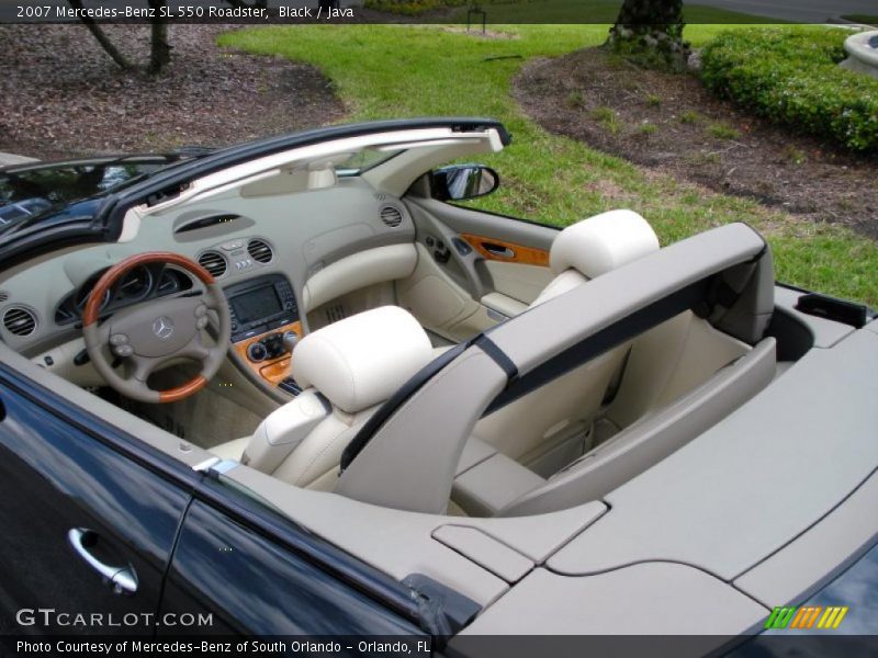 Black / Java 2007 Mercedes-Benz SL 550 Roadster