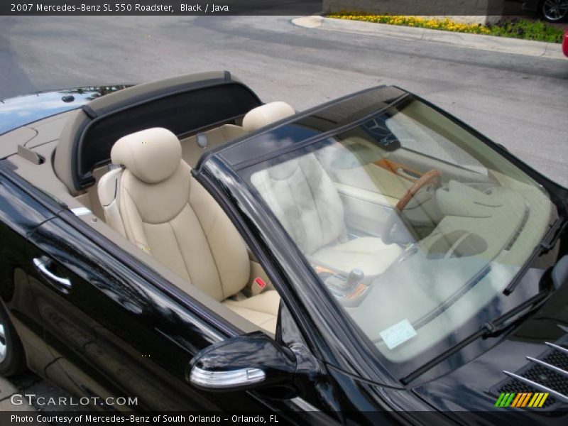 Black / Java 2007 Mercedes-Benz SL 550 Roadster