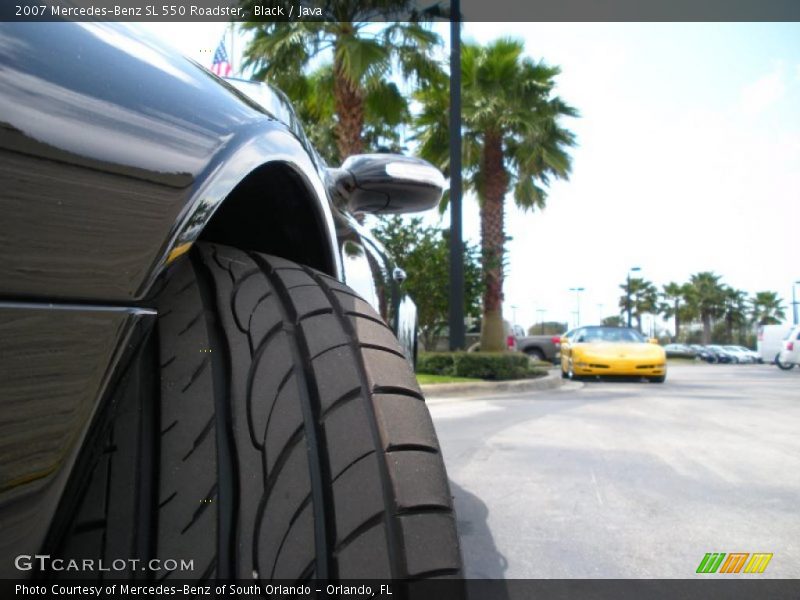 Black / Java 2007 Mercedes-Benz SL 550 Roadster