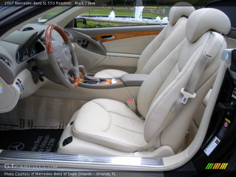 Black / Java 2007 Mercedes-Benz SL 550 Roadster