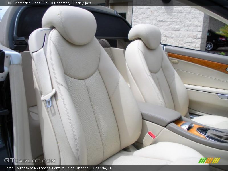 Black / Java 2007 Mercedes-Benz SL 550 Roadster