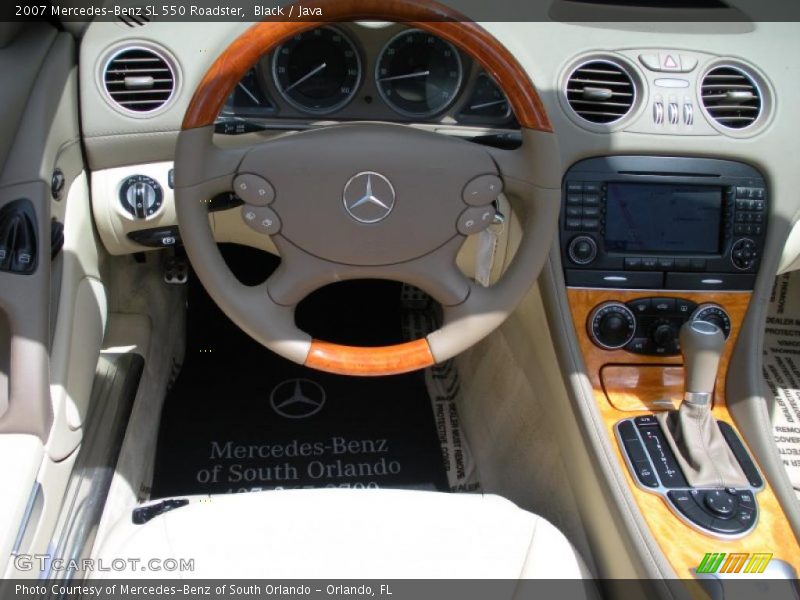 Black / Java 2007 Mercedes-Benz SL 550 Roadster