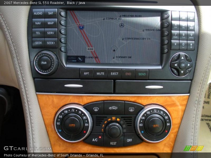 Black / Java 2007 Mercedes-Benz SL 550 Roadster
