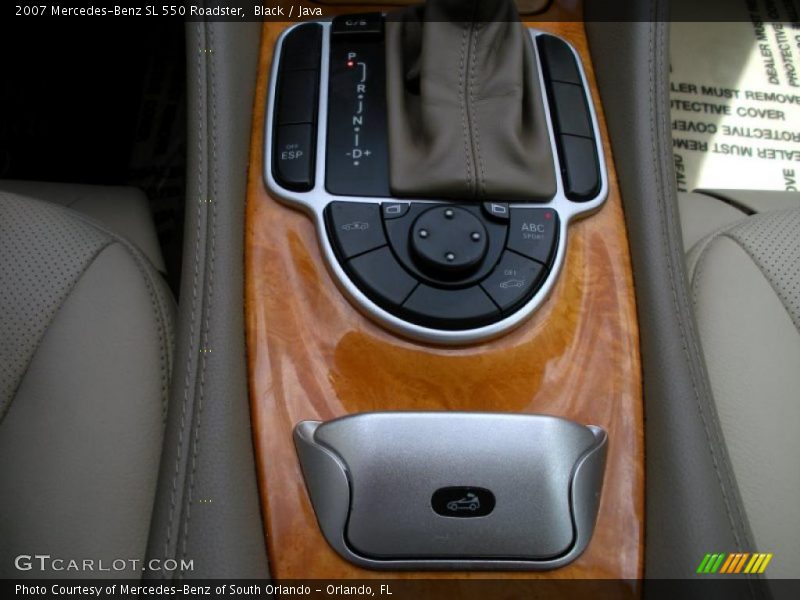 Black / Java 2007 Mercedes-Benz SL 550 Roadster