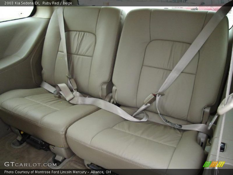 Ruby Red / Beige 2003 Kia Sedona EX