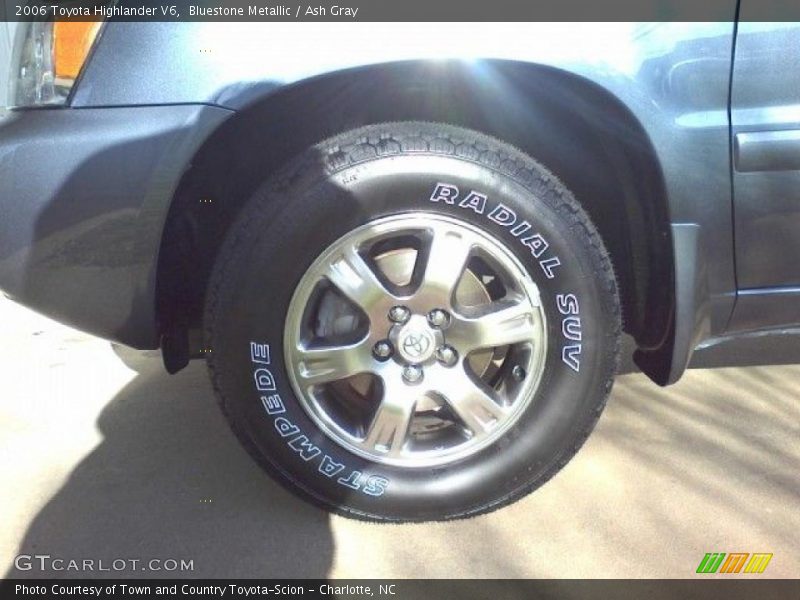 Bluestone Metallic / Ash Gray 2006 Toyota Highlander V6