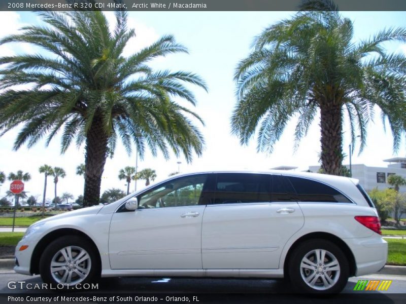 Arctic White / Macadamia 2008 Mercedes-Benz R 320 CDI 4Matic