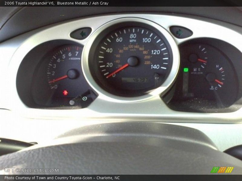 Bluestone Metallic / Ash Gray 2006 Toyota Highlander V6