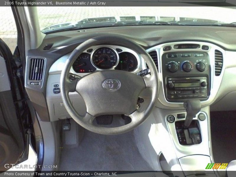 Bluestone Metallic / Ash Gray 2006 Toyota Highlander V6