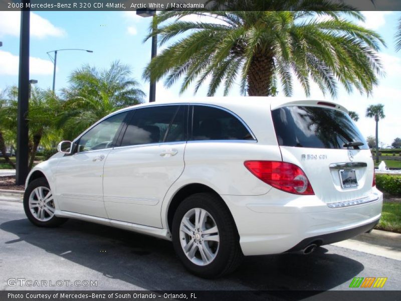 Arctic White / Macadamia 2008 Mercedes-Benz R 320 CDI 4Matic