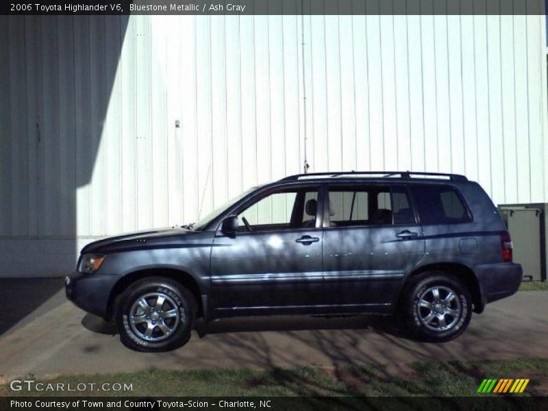 Bluestone Metallic / Ash Gray 2006 Toyota Highlander V6