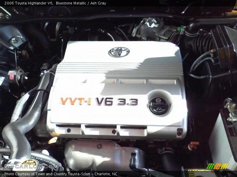 Bluestone Metallic / Ash Gray 2006 Toyota Highlander V6