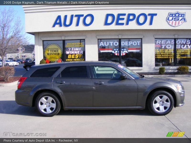 Dark Titanium Metallic / Dark Khaki/Light Graystone 2008 Dodge Magnum