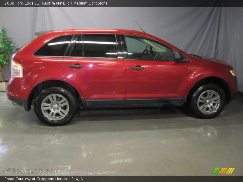 Redfire Metallic / Medium Light Stone 2008 Ford Edge SE