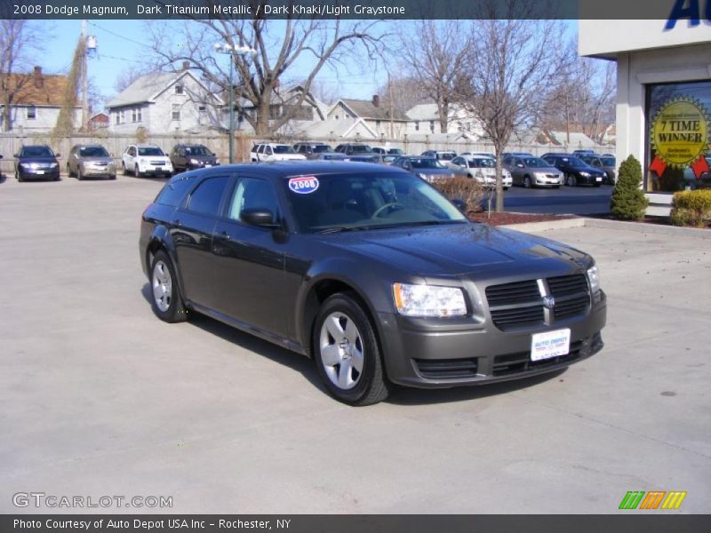Dark Titanium Metallic / Dark Khaki/Light Graystone 2008 Dodge Magnum
