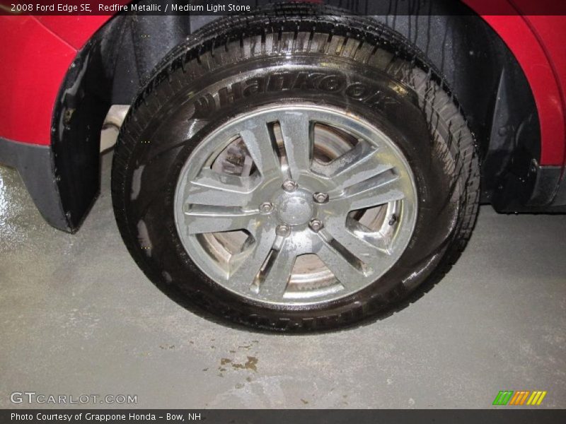 Redfire Metallic / Medium Light Stone 2008 Ford Edge SE