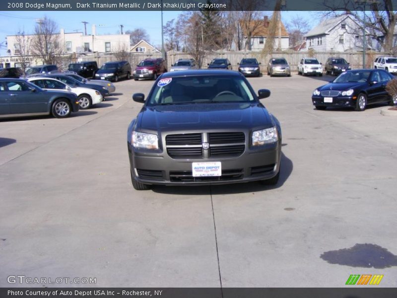 Dark Titanium Metallic / Dark Khaki/Light Graystone 2008 Dodge Magnum