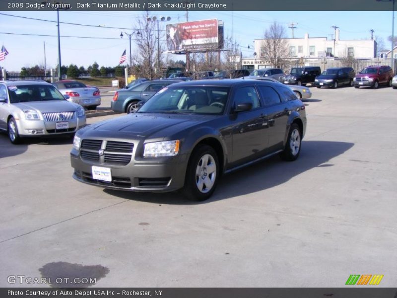 Dark Titanium Metallic / Dark Khaki/Light Graystone 2008 Dodge Magnum