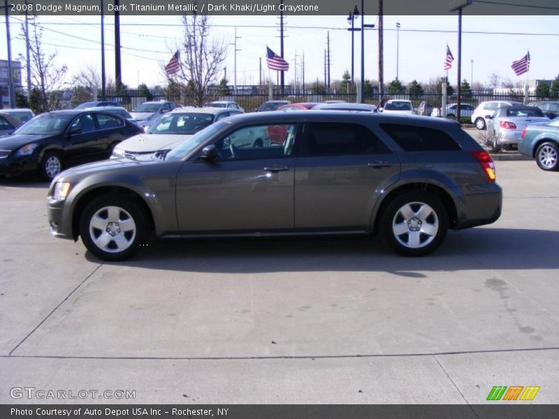 Dark Titanium Metallic / Dark Khaki/Light Graystone 2008 Dodge Magnum