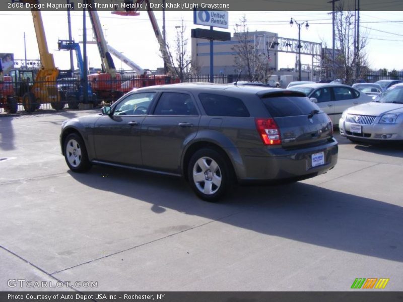 Dark Titanium Metallic / Dark Khaki/Light Graystone 2008 Dodge Magnum