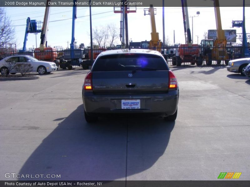 Dark Titanium Metallic / Dark Khaki/Light Graystone 2008 Dodge Magnum