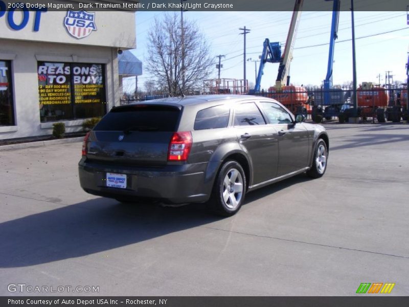 Dark Titanium Metallic / Dark Khaki/Light Graystone 2008 Dodge Magnum