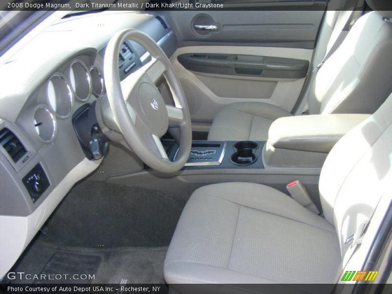 Dark Titanium Metallic / Dark Khaki/Light Graystone 2008 Dodge Magnum