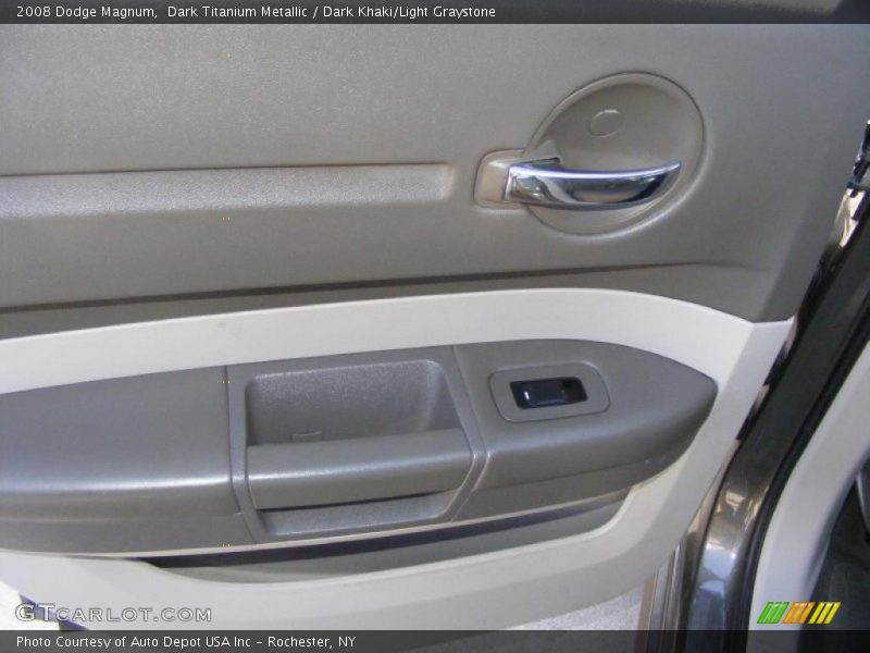 Dark Titanium Metallic / Dark Khaki/Light Graystone 2008 Dodge Magnum