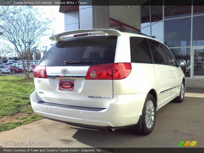 Natural White / Taupe 2007 Toyota Sienna XLE Limited