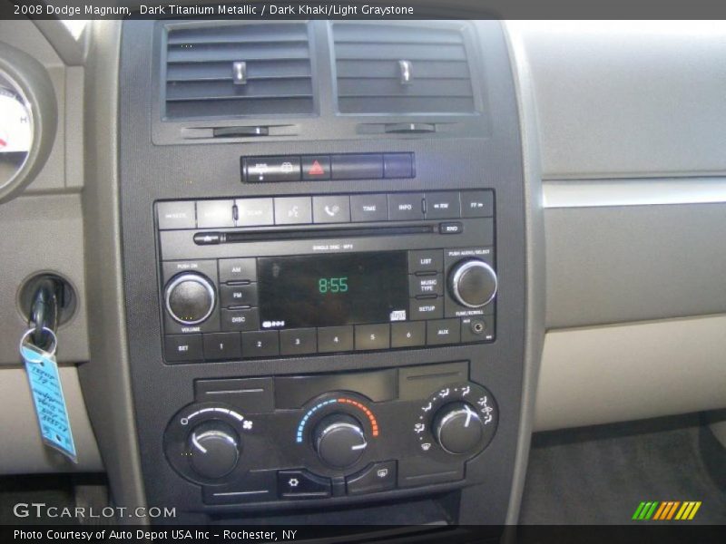 Dark Titanium Metallic / Dark Khaki/Light Graystone 2008 Dodge Magnum