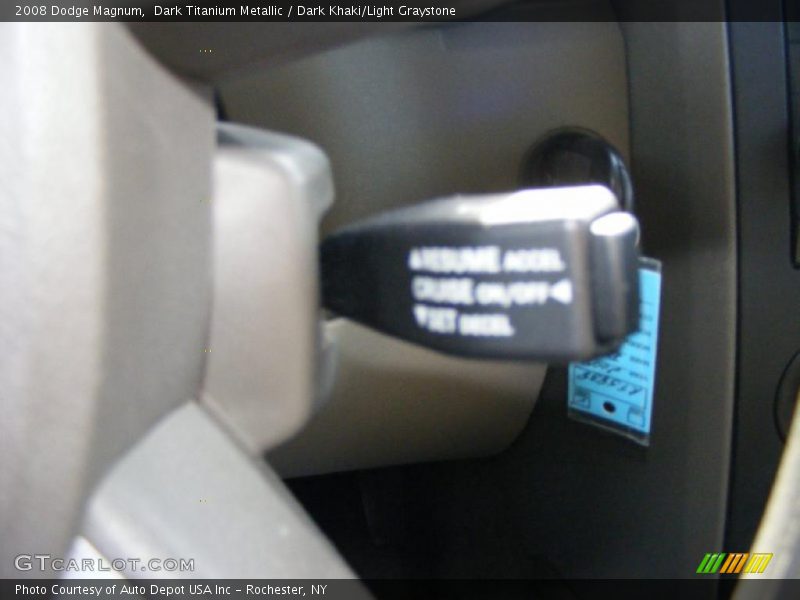 Dark Titanium Metallic / Dark Khaki/Light Graystone 2008 Dodge Magnum