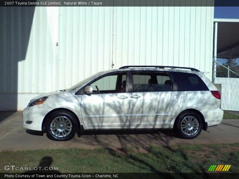 Natural White / Taupe 2007 Toyota Sienna XLE Limited
