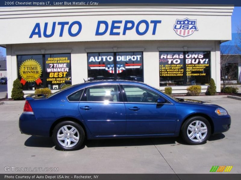 Laser Blue Metallic / Gray 2006 Chevrolet Impala LT