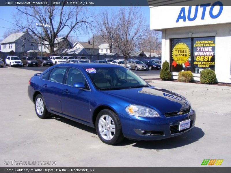 Laser Blue Metallic / Gray 2006 Chevrolet Impala LT