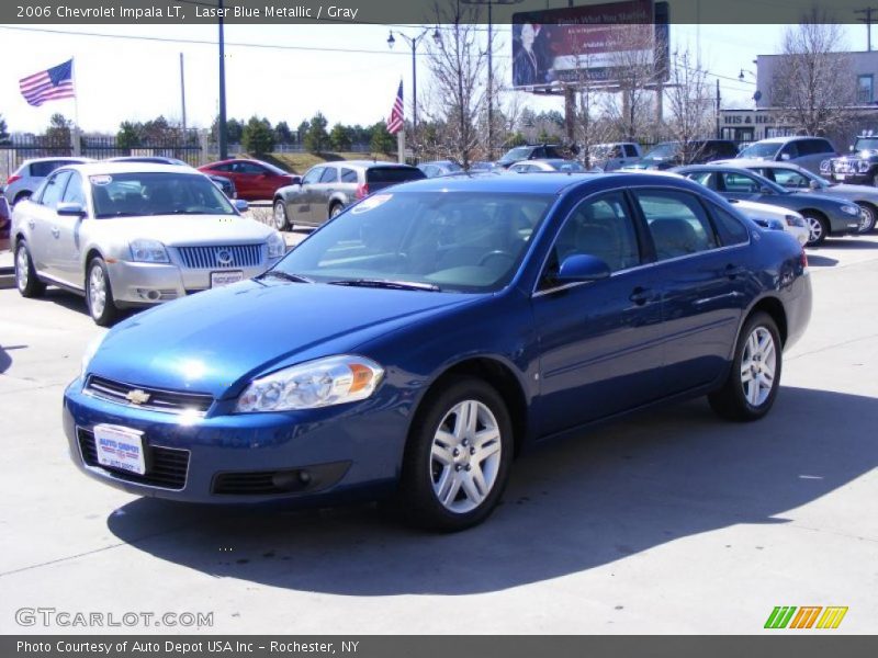 Laser Blue Metallic / Gray 2006 Chevrolet Impala LT