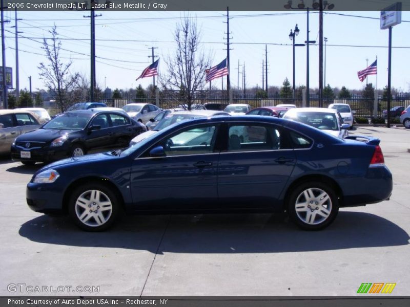 Laser Blue Metallic / Gray 2006 Chevrolet Impala LT