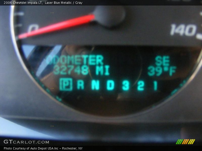 Laser Blue Metallic / Gray 2006 Chevrolet Impala LT