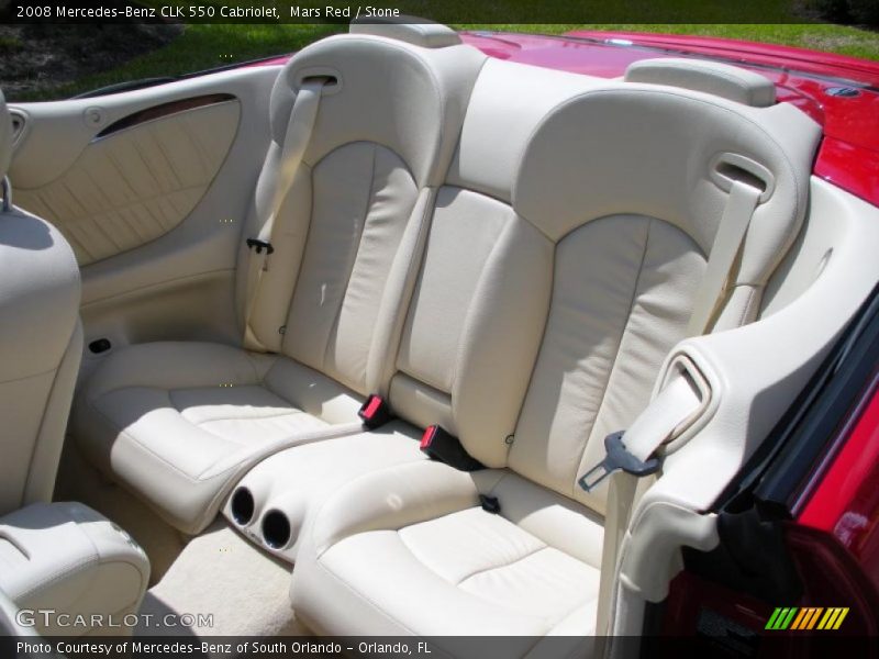 Mars Red / Stone 2008 Mercedes-Benz CLK 550 Cabriolet