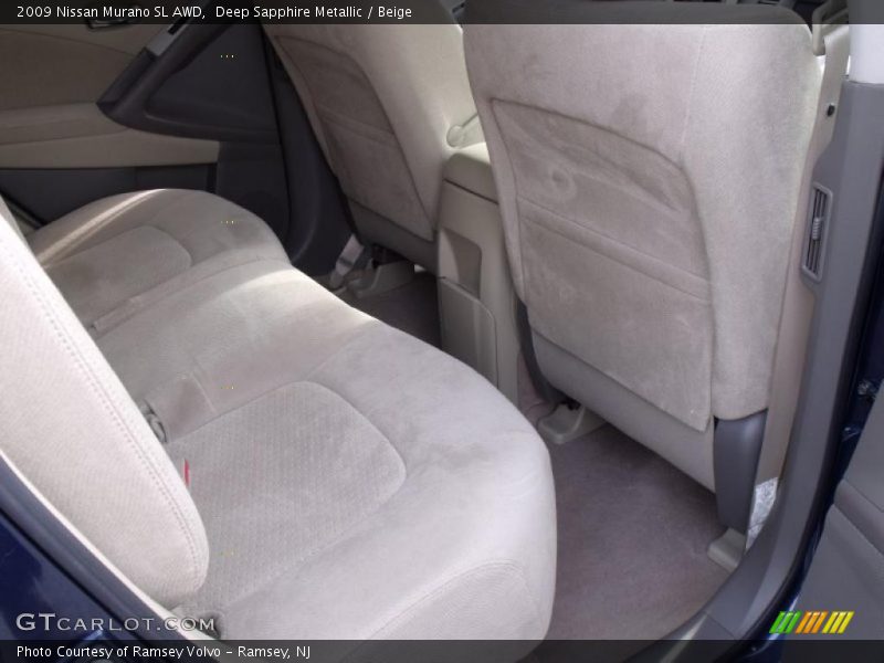 Deep Sapphire Metallic / Beige 2009 Nissan Murano SL AWD