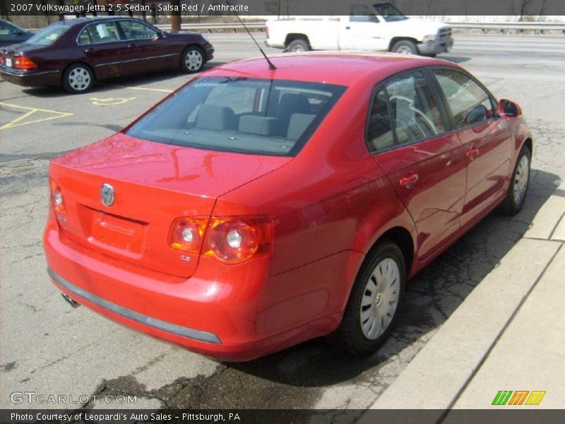 Salsa Red / Anthracite 2007 Volkswagen Jetta 2.5 Sedan