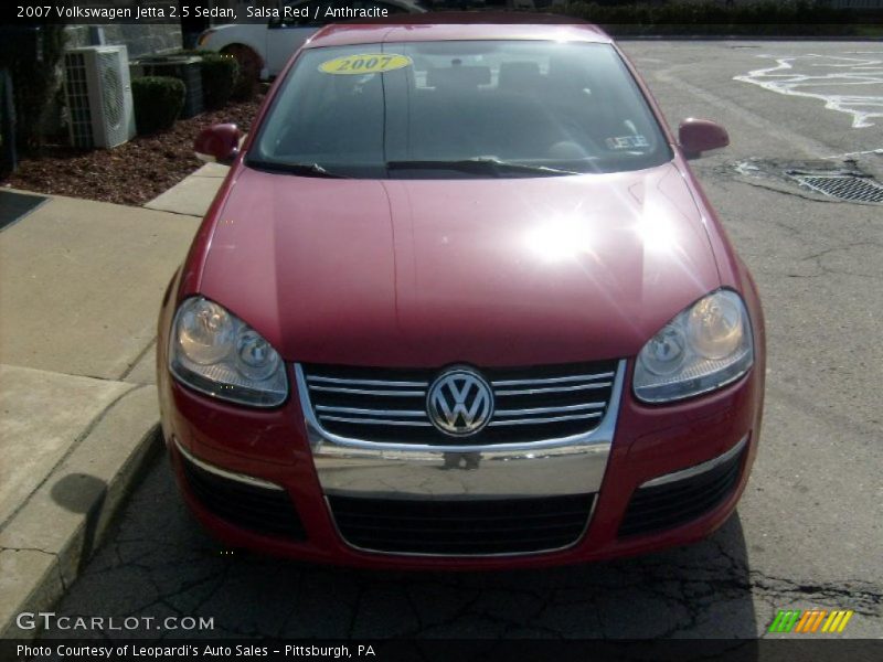 Salsa Red / Anthracite 2007 Volkswagen Jetta 2.5 Sedan