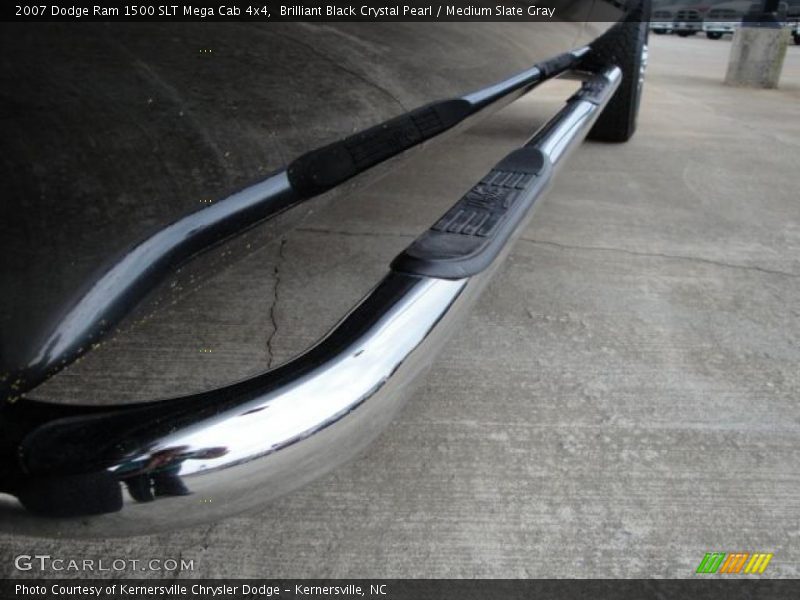 Brilliant Black Crystal Pearl / Medium Slate Gray 2007 Dodge Ram 1500 SLT Mega Cab 4x4