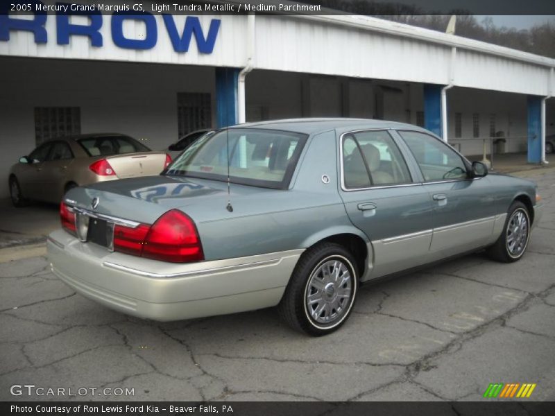 Light Tundra Metallic / Medium Parchment 2005 Mercury Grand Marquis GS