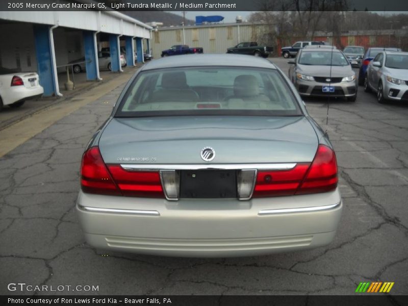 Light Tundra Metallic / Medium Parchment 2005 Mercury Grand Marquis GS