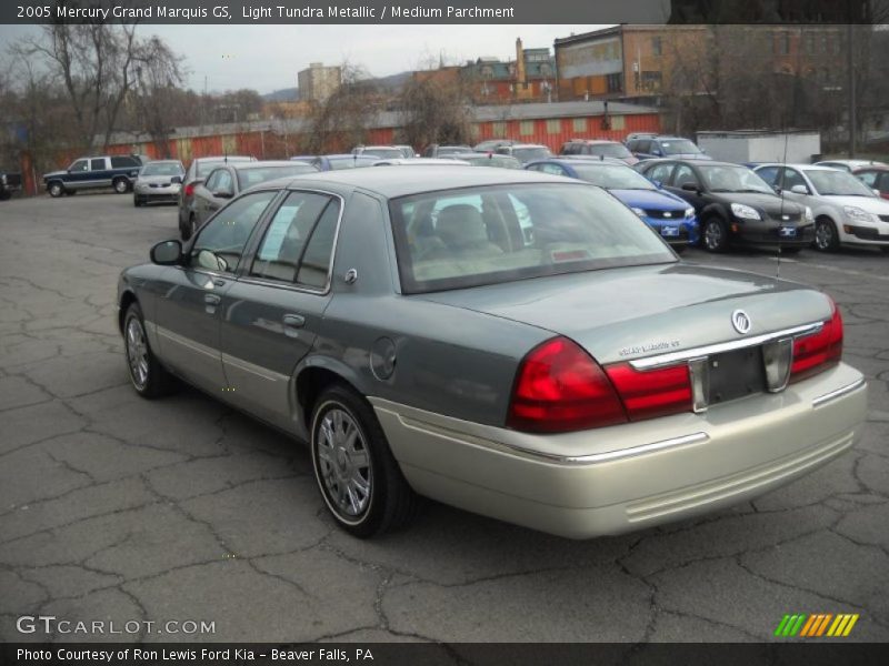 Light Tundra Metallic / Medium Parchment 2005 Mercury Grand Marquis GS